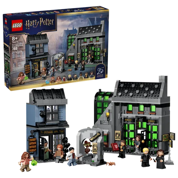 Конструктор LEGO Harry Potter 76471 Лютный переулок: Волшебные магазины, 788 дет.