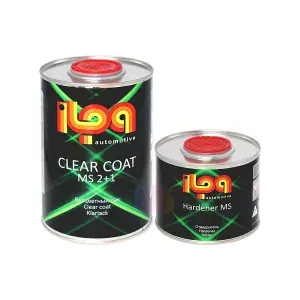 ILPA MS 2+1 Clear Coat Лак автомобильный акриловый бесцветный глянцевый 1 л. с отвердителем 0,5 л.