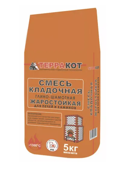 GulZul Огнеупорная кладочная смесь для печей 5 кг