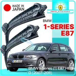 Дворники BMW 1-Series (1) E87 / БМВ 1 СЕРИИ Е87 хэтчбек 5 дв. рест. 2007 / 2008 / 2009 / 2010 / 2011 Щетки стеклоочистителя бескаркасные автомобильные LYNXauto 500мм-500мм к-т 2шт.