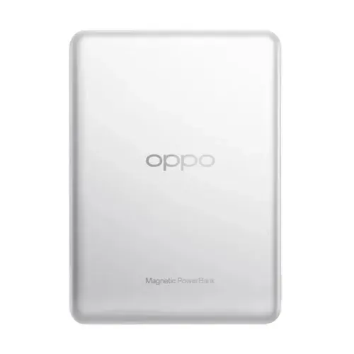 Магнитный внешний аккумулятор OPPO модель MPBV01 с беспроводной зарядкой MagSafe и Qi, 5000mAh, 12W, 1 USB-C, цвет космический серебристый
