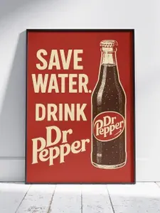 Плакат на стену для интерьера Бренды (Доктор Пеппер - Dr Pepper 1) - Постер по моде и одежде формата A4 (21x30 см)