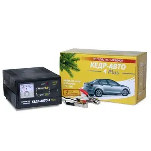 Устройство зарядное "КЕДР-АВТО 4 Plus" 4А, 12В, 220В, производства НИИПП г.Томск. "Кедр" (ЗУ4A)