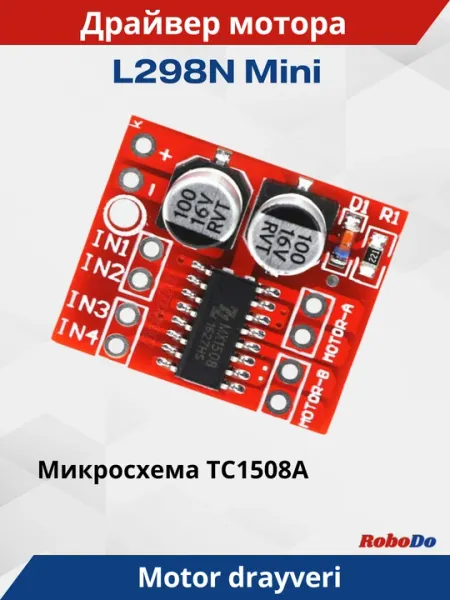 L298N мини двойной драйвер мотора – H-Bridge