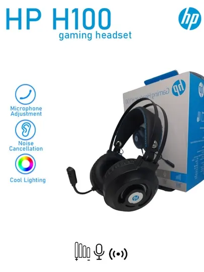 Игровые наушники H100, с RGB подсветкой