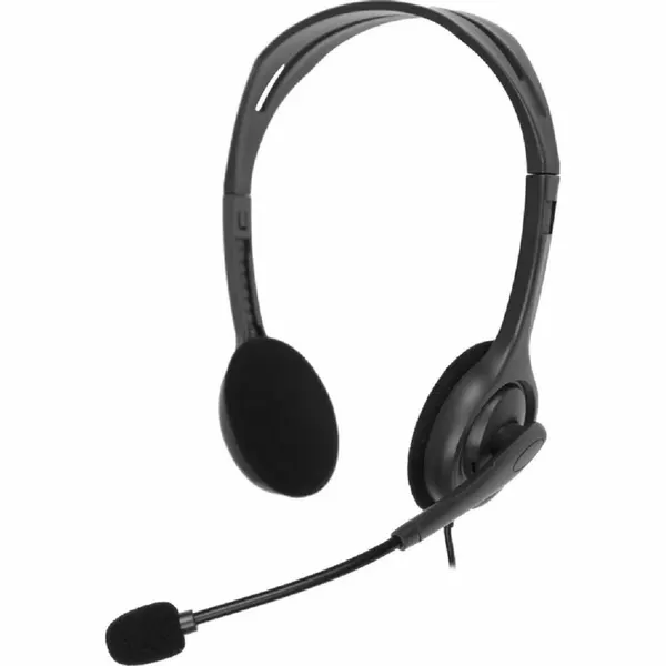 Гарнитура Logitech H111 для компьютеров Проводная с микрофоном