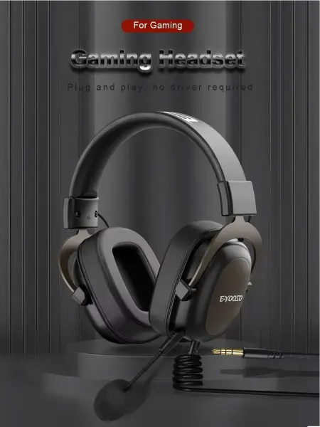 Игровые наушники с микрофоном H2828D, проводные