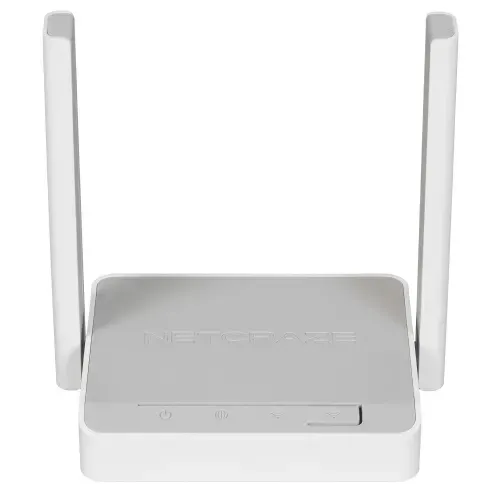 Wi-Fi роутер Netcraze Launcher NC-1221, Wi-Fi 4, N300, 2.4ГГц, 3 LAN, 1xUSB, белый