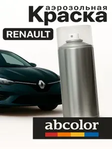 Автоэмаль ABColor (краска автомобильная) аэрозольная для RENAULT, код D40/2, GRIS GRAINE ПРОСТОКРАСКА 200 мл ANS50179