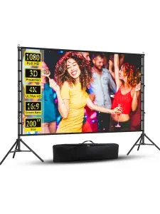 200" Белый Двойной штатив экран для проектора