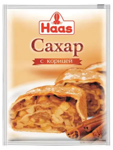 HAAS Сахар с корицей в пакетиках