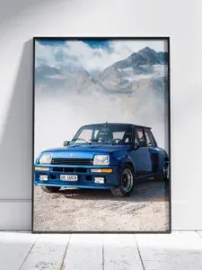 Плакат на стену для интерьера Авто и Мото (Рено 5 Турбо - Renault 5 Turbo) - Постер по транспорту формата A4 (21x30 см)