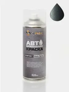 Краска OPEL, код 482B, SON OF A GUN GREY 3, автомобильная эмаль FixPaint Spray в аэрозольном баллончике 520 мл