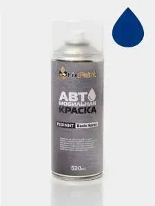 Краска VOLKSWAGEN CADDY 4, код R502, ULTRAMARINBLAU, автомобильная эмаль FixPaint Spray в аэрозольном баллончике 520 мл