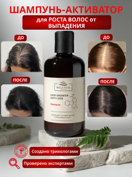 Wellness your hair Шампунь от выпадения для роста волос