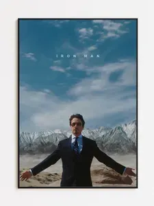 Постер фильма "Железный человек", 40x30 см, без рамы