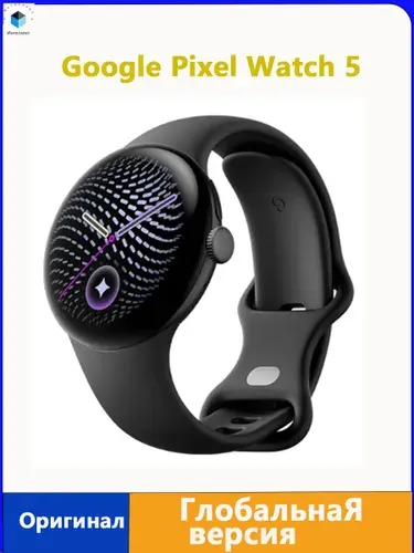 Google Смарт-часы google pixel watch 5 Wi-Fi, 45mm, Obsidian