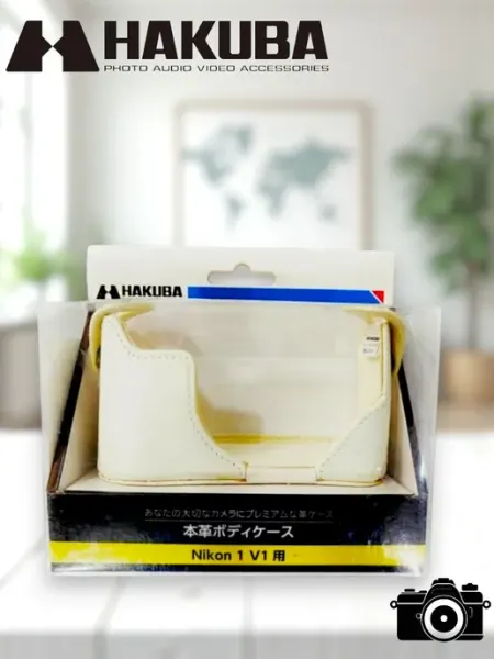 HAKUBA Кофр PIXGEAR кожаный для Nikon V1 Белый