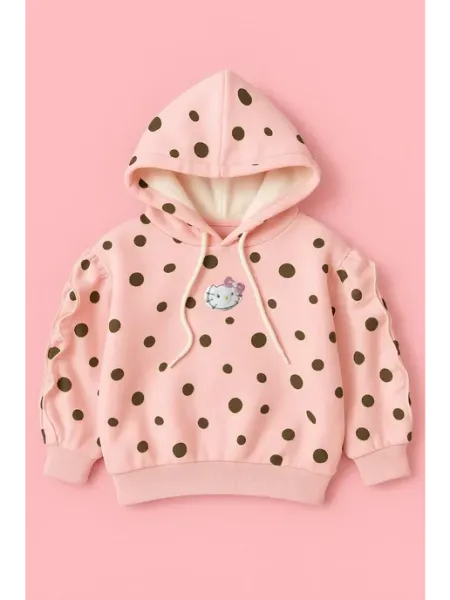 HANA Kids толстовка с капюшоном на флисе