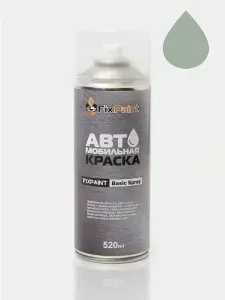 Краска CITROEN, код ELS, ALMOND GREEN СОЛИД, автомобильная эмаль FixPaint Spray в аэрозольном баллончике 520 мл