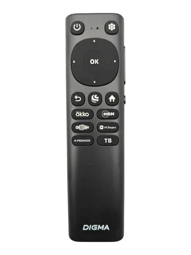 Пульт Digma an1901B c боковыми кнопками для телевизоров и Sberbox