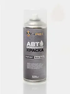 Краска PEUGEOT, код P8, BLANC LIPIZAN, автомобильная эмаль FixPaint Spray в аэрозольном баллончике 520 мл
