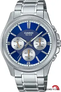 Casio Collection MTP-1375D-2A1 Мужские Японские наручные часы, Гарантия