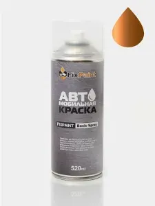 Краска KIA SOUL, код Y1, COCTAIL ORANGE, автомобильная эмаль FixPaint Spray в аэрозольном баллончике 520 мл