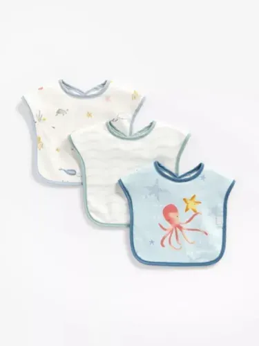 Слюнявчик Mothercare, цвет: мультиколор, 3 шт. MC/UB530