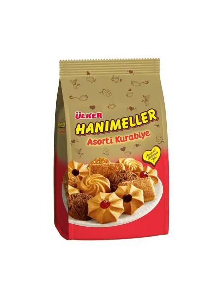 ULKER Ассорти турецкого фигурного печенья "Hanimeller" 150гр