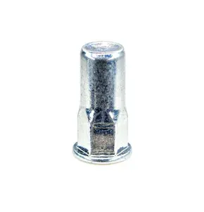 Заклепка гаечная М10 полушестигранная, стандартный бурт, закрытая, оцинкованная сталь 25шт