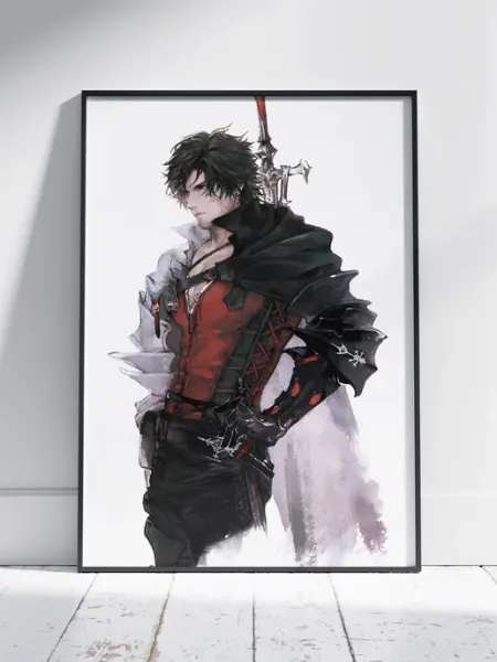 Плакат Финал Фэнтези (Клайв Росфилд 1) - Постер A4 30x21 см HEAVEN POSTER