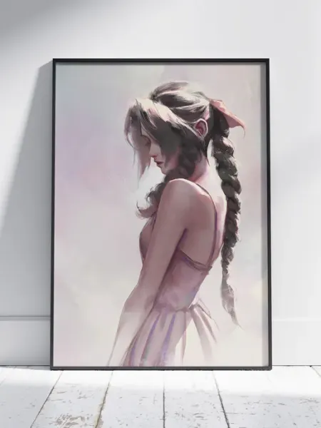 Плакат Финал Фэнтези (Айрис Гейнсборо 2) A4 30x21 см HEAVEN POSTER