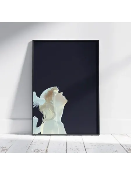 Плакат Человек дьявол плакса (Рё Аска 8) A3 42x30 см HEAVEN POSTER