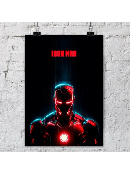 Постер Железный человек Iron Man Janime