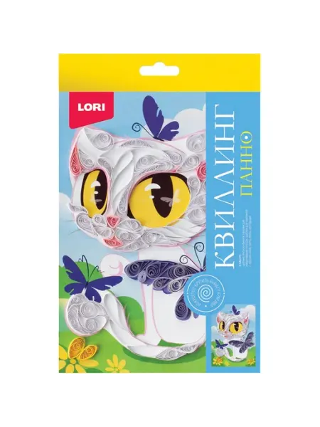 Квиллинг Панно Кошечка lori
