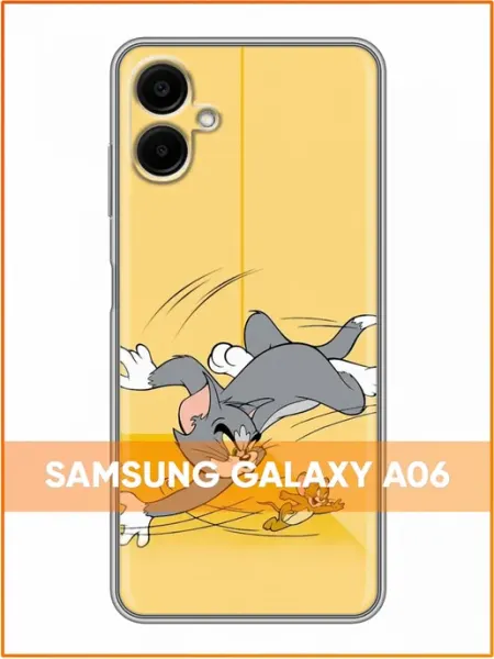 Чехол на Samsung Galaxy A06 с принтом Том Джерри Case Face