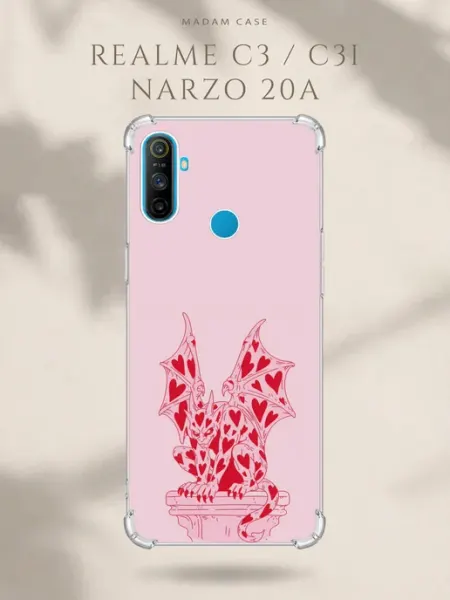 Чехол на Realme C3 Горгулья Madam Case