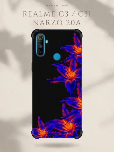 Чехол на Realme C3 Лилия Madam Case