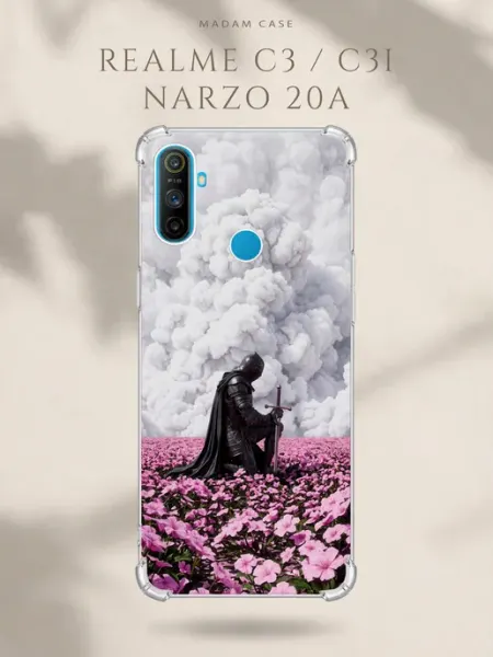 Чехол на Realme C3 Рыцарь Madam Case