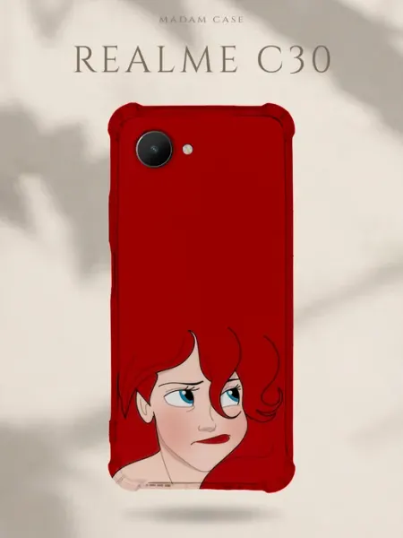 Чехол на Realme C30 Ариэль Madam Case