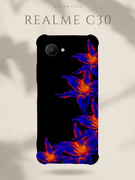 Чехол на Realme C30 Лилия Madam Case