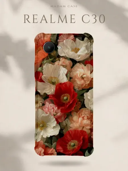 Чехол на Realme C30 Маки Madam Case