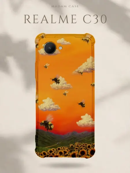Чехол на Realme C30 Пчелки Madam Case