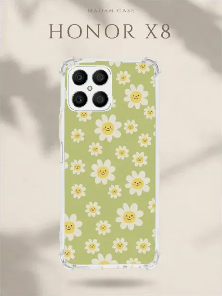 Чехол на Honor X8 Ромашки Madam Case