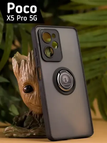 Чехол на Poco X5 Pro 5G с кольцом-магнитом О'кейси