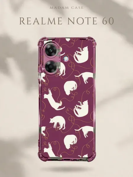 Чехол на Realme Narzo Note 60 Котики Madam Case
