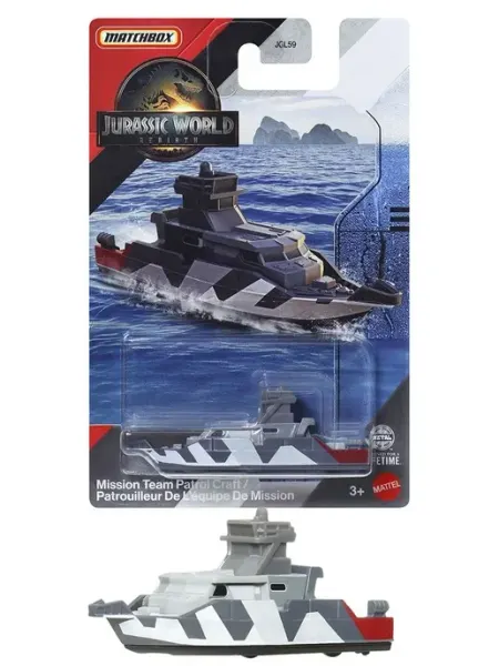 Игрушка водяной катер "Парк Юрского периода" JGL59 Mattel