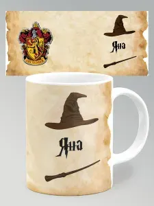 Кружка именная "Гарри Поттер / Harry Potter" Гриффиндор, 330 мл, 1 шт.