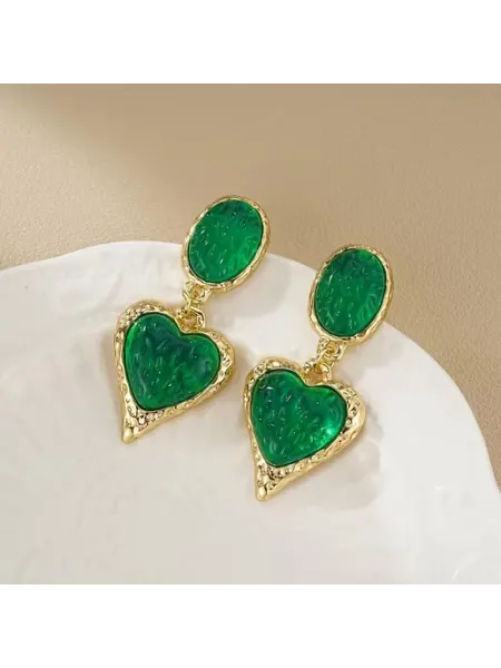 Серьги винтажные Сердечки JasmineHouse